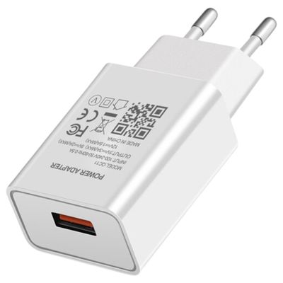 Imagen 2 del producto Cargador USB-C Carga Rápida Inteligente 3A 18W con CERT SEC