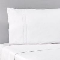 Sábana Básica Trenza Blanco 220 Hilos 2 Plazas