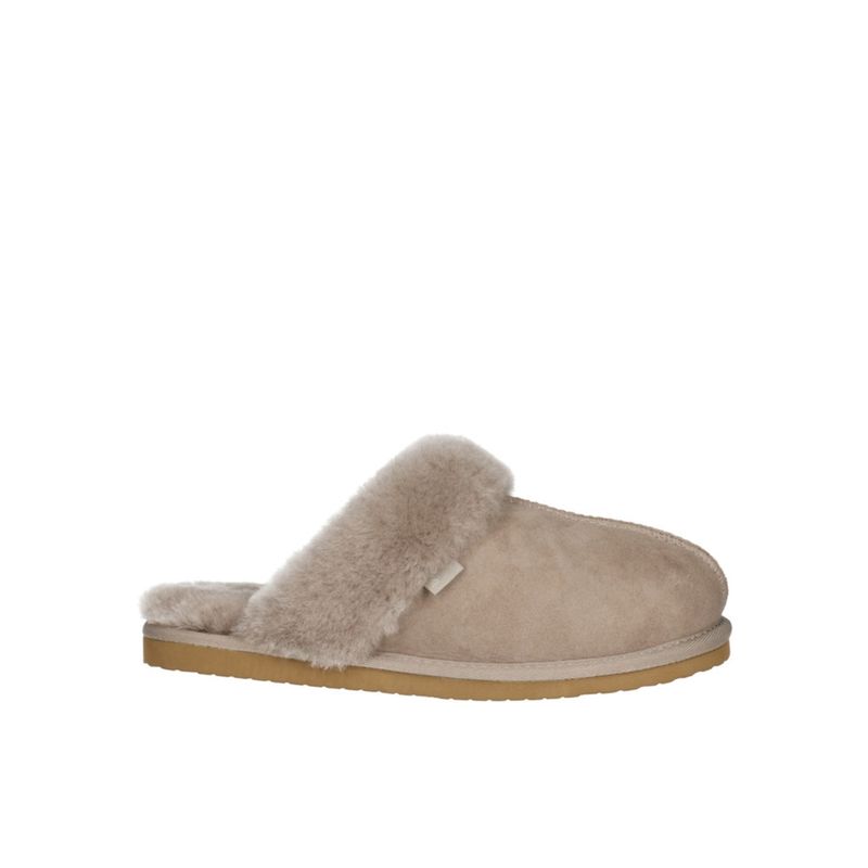 BULLBOXER - Pantufla De Cuero Clem-2-01-Gris A Bullboxer