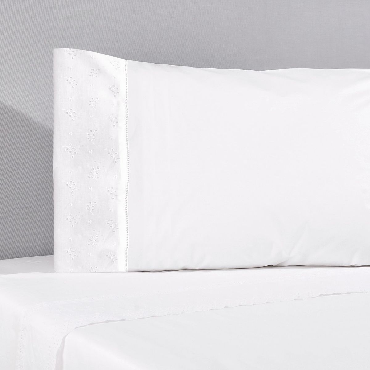 NINA HERRERA - Sábana Clásica Blanco 220 Hilos 1,5 Plaza