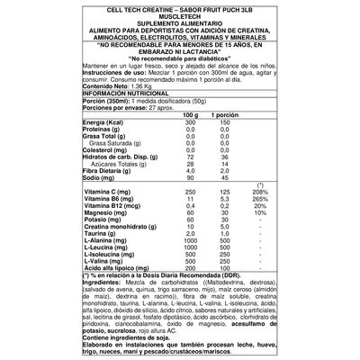 Imagen 2 del producto Celltech 3lbs - Fruit punch