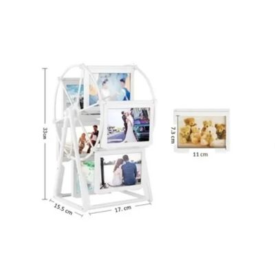 Imagen 2 del producto Rueda Porta Retrato Giratorio 12 Fotos De Escritorio