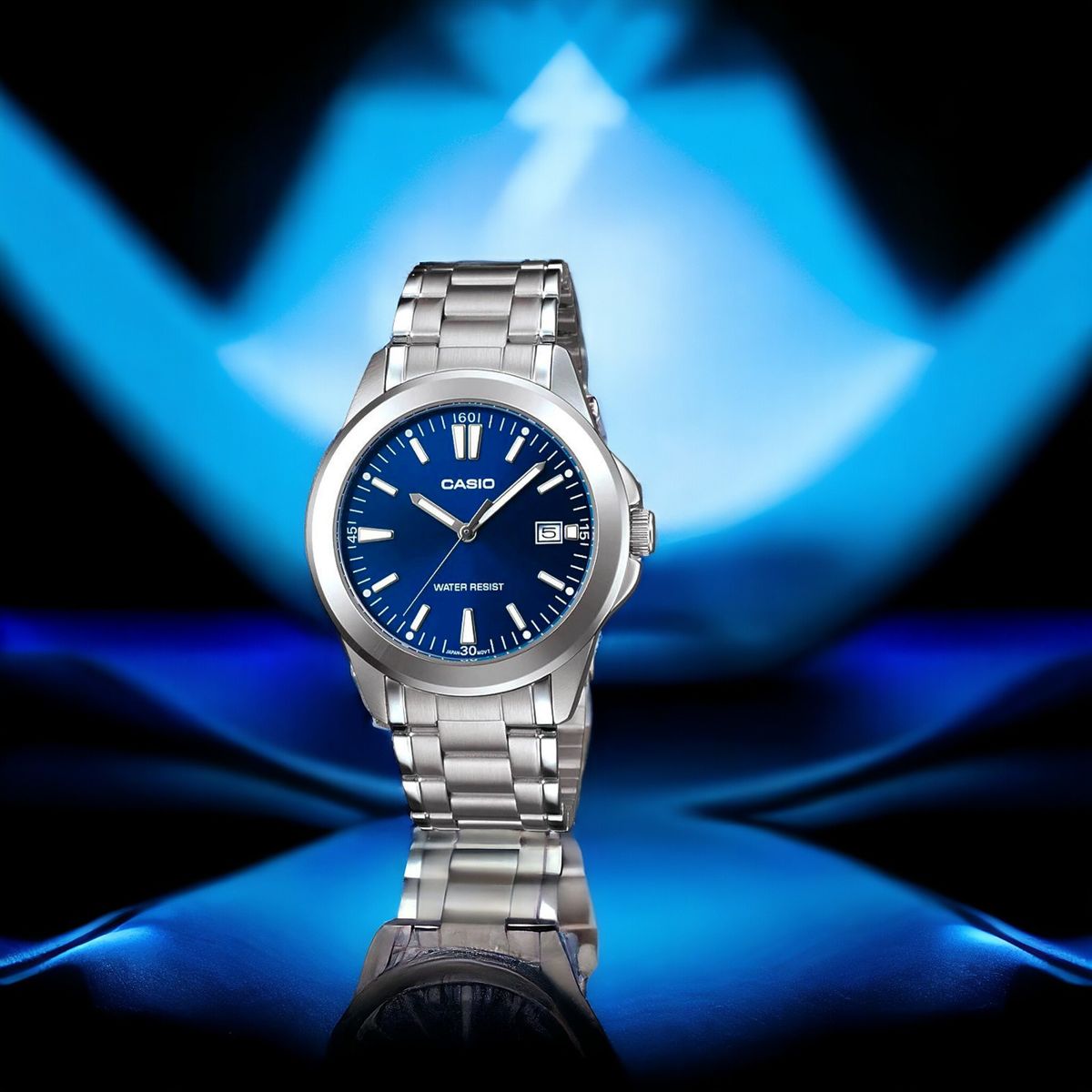 CASIO - Reloj de Mujer Casio Silver  Blue Ltp-1215A-2A2Df
