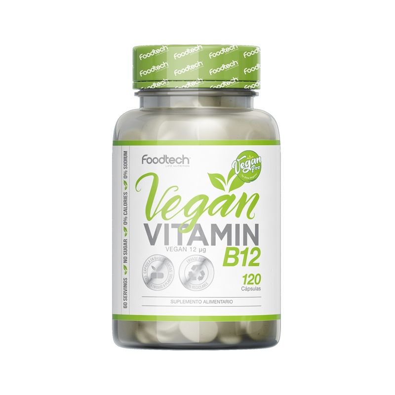 FOODTECH - Vegan Vitamin B12 120 caps - Foodtech