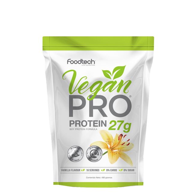 FOODTECH - Vegan Protein 1lb - Foodtech Vainilla Ice Cream