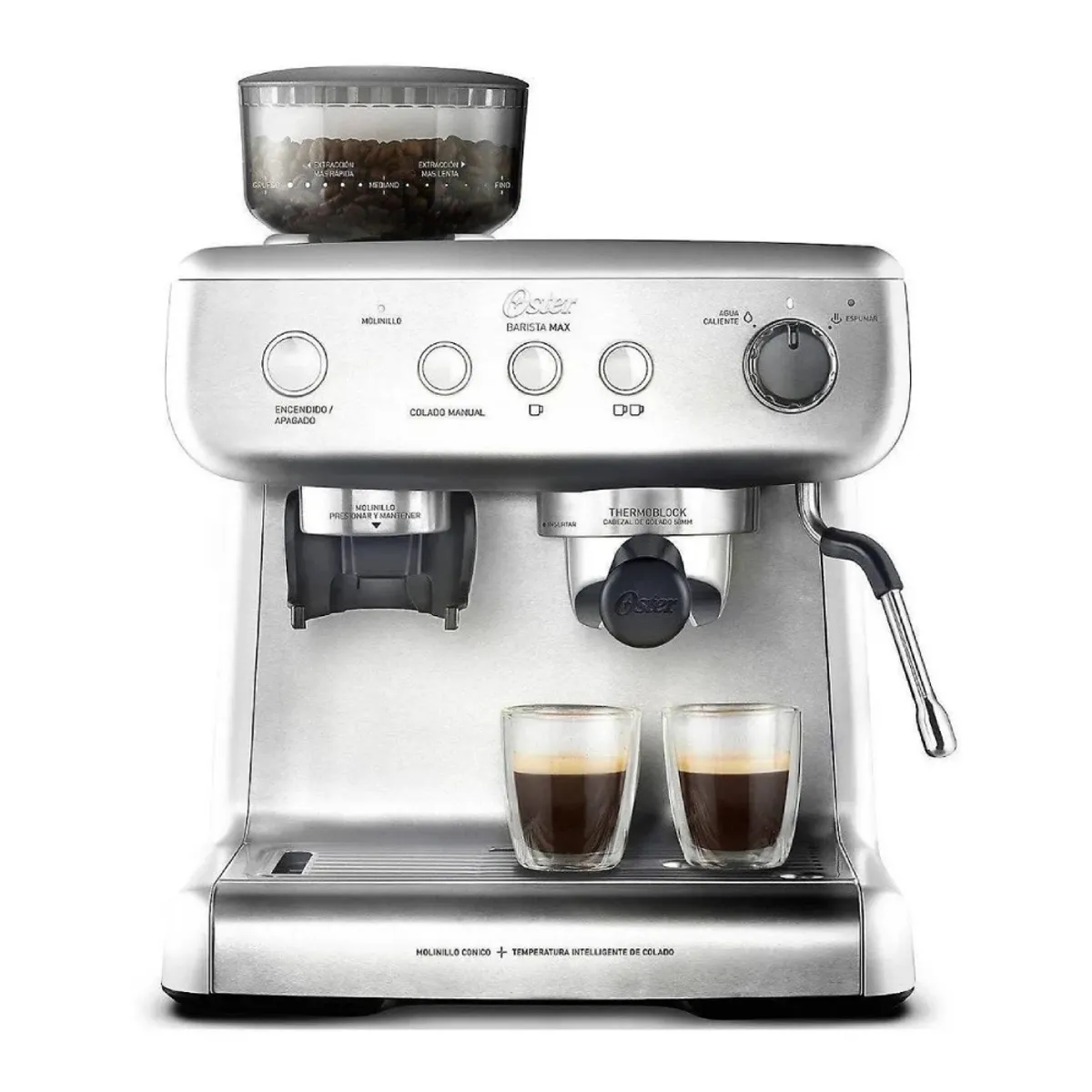 OSTER - Cafetera espresso Oster® P. Brew 15 bares molino integrado BVSTEM7300