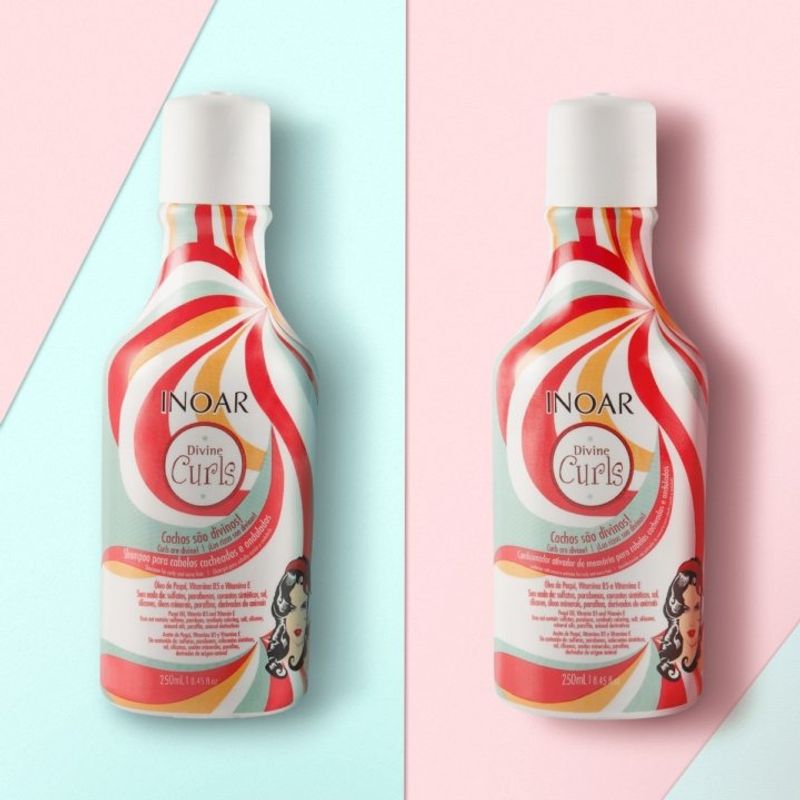 INOAR - INOAR DIVINE CURLS KIT DÚO 250 ML