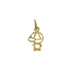 ANDREA COGGIOLA JOYAS - Colgante Niño Calado Chico Enchapado Oro 18K