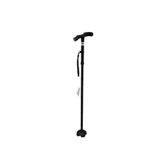 MAXCARE - Baston Plegable Negro Con Luz GLOMED
