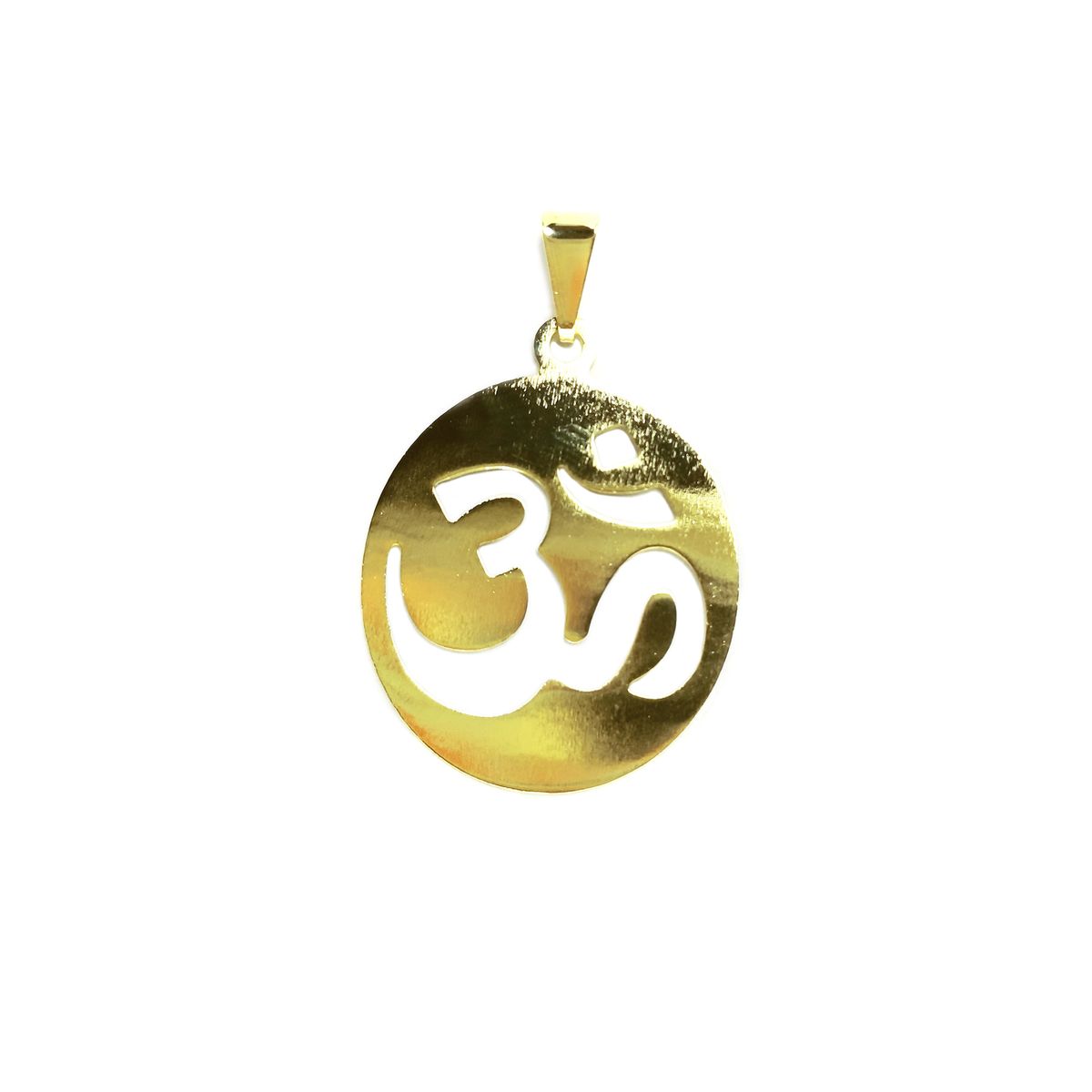 COGGIOLA - Colgante Ohm Plano Enchapado Oro 18K