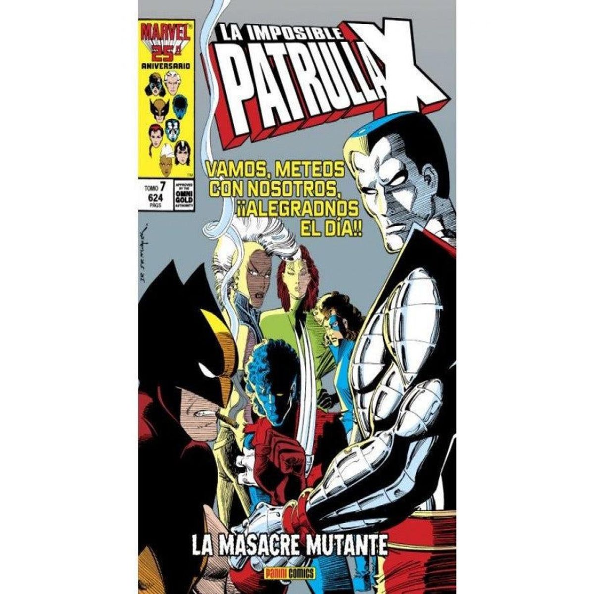 PANINI - La Imposible Patrulla-X 7 La Masacre Mutante Marvel Gold