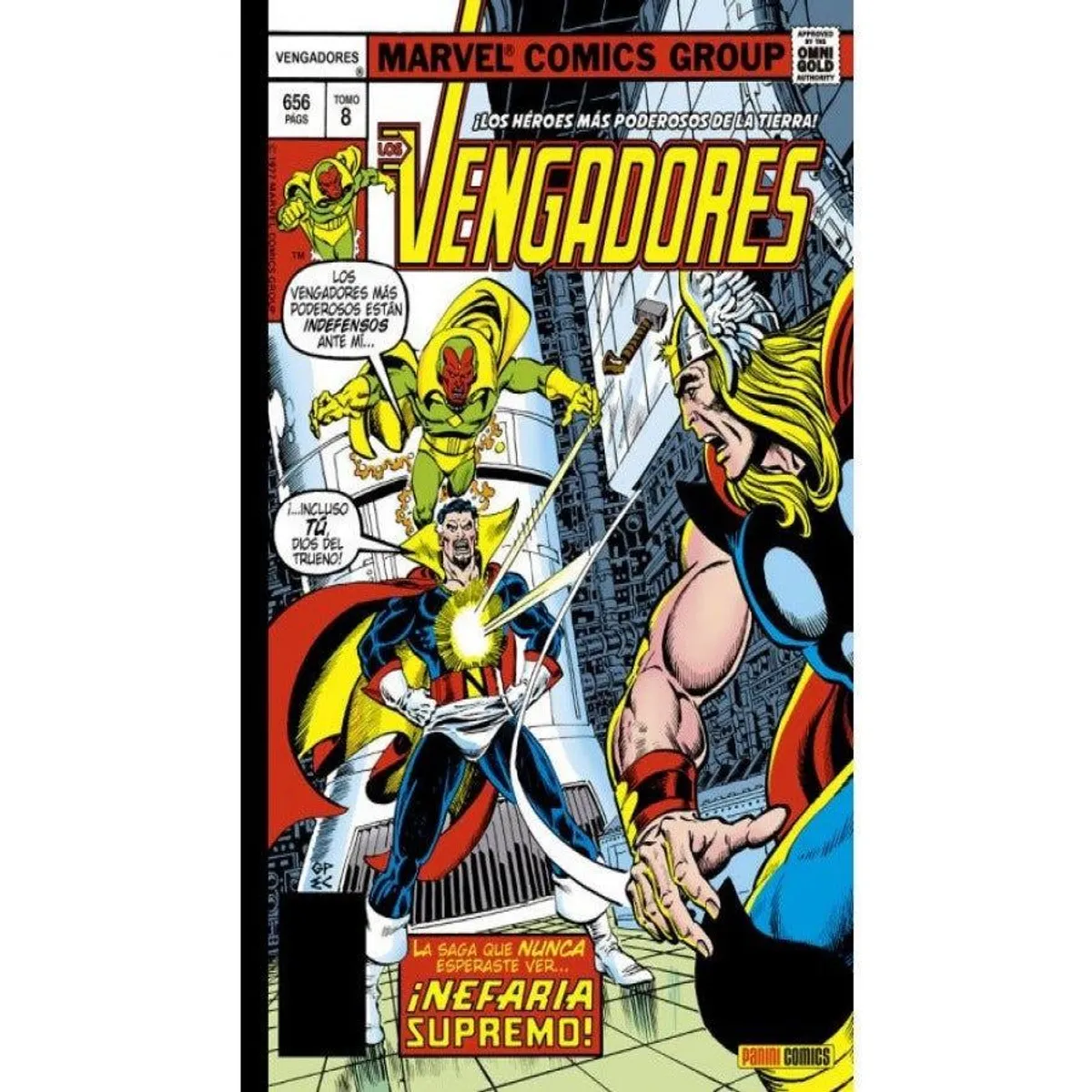 PANINI - Los Vengadores 8 Nefaria Supremo Marvel Gold