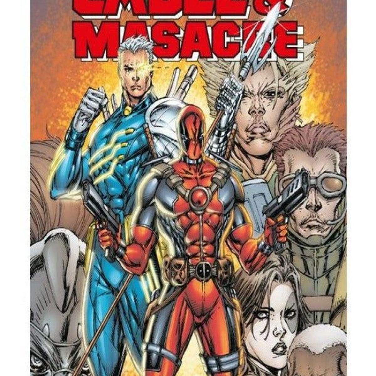 PANINI - Cable & Masacre 2 Civil War Marvel Héroes.