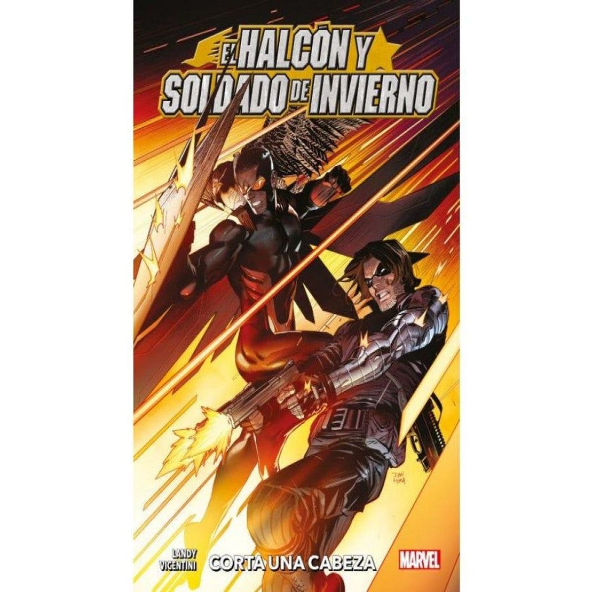 PANINI - El Halcón Y Soldado De Invierno Corta Una Cabeza