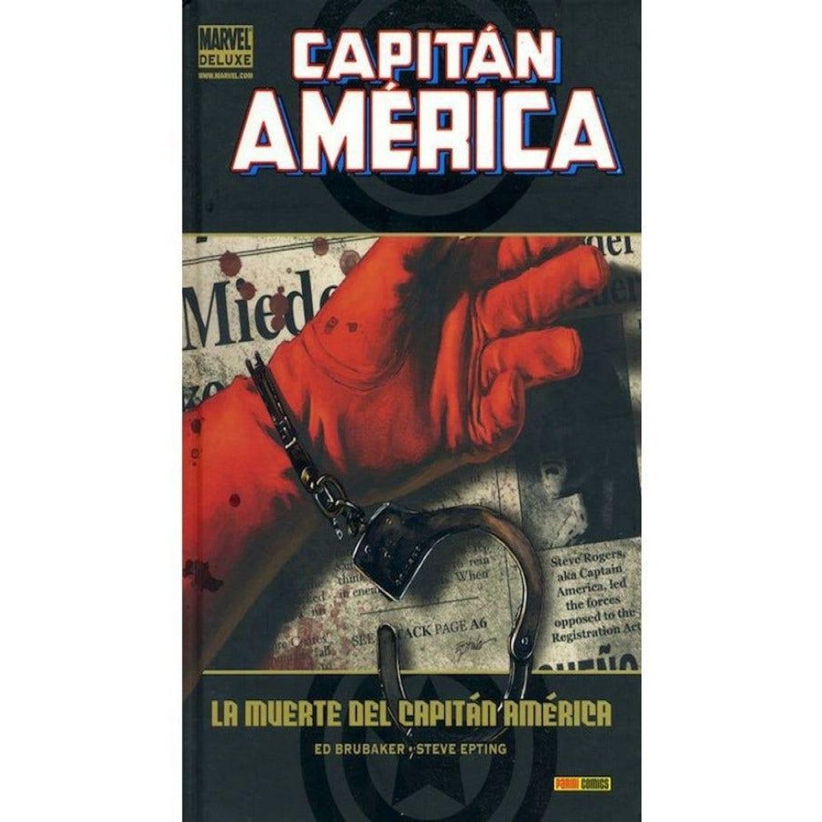 PANINI - Capitán América 5 La Muerte Del Capitan America Marvel Deluxe.