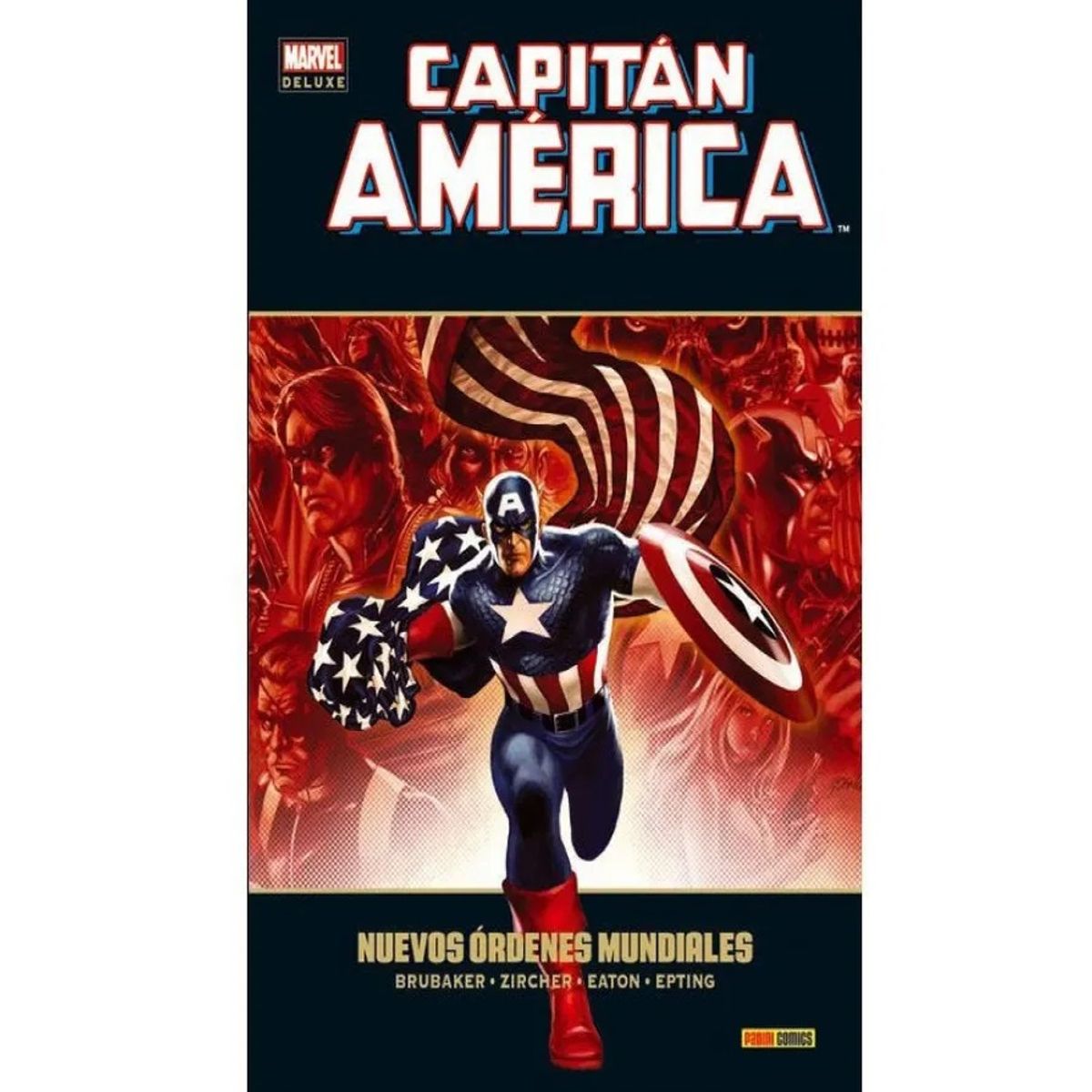 PANINI - Capitán América 15 Nuevos Ordenes Mundiales Marvel Deluxe.