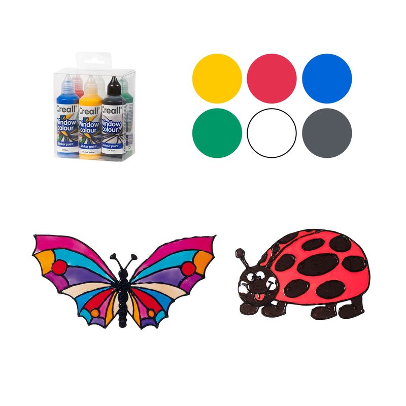SEIGARD - Set De Pinturas Adhesivas 20600 Color Variado