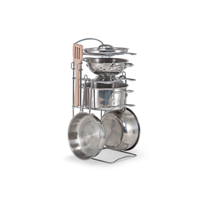 SEIGARD - Batería de cocina metálica 8 piezas 891118-B Color Plata