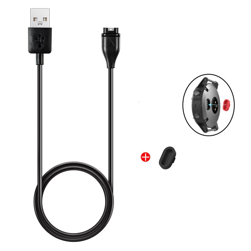 GENERICO - Cable Cargador más Tapon Antipolvo Para Garmin Varios Modelos