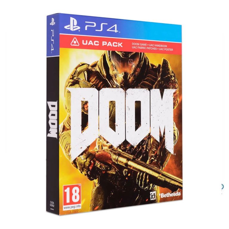 SONY Doom 4 With Uac Pack Brand (EU Version) - Ps4 Físico - Sniper