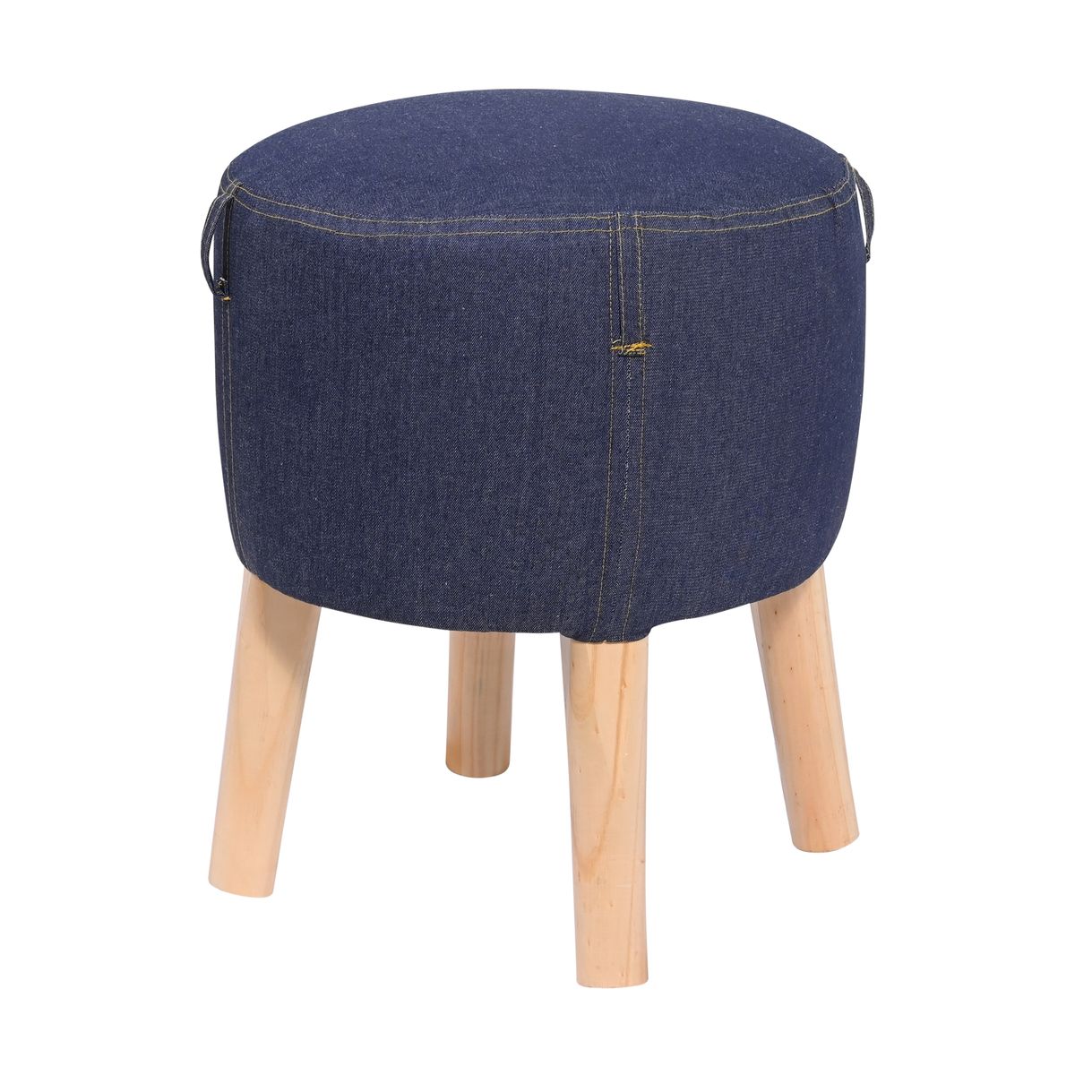 GENERICO - Pouf Bird Jeans 35x35x45 cm Máxima Design