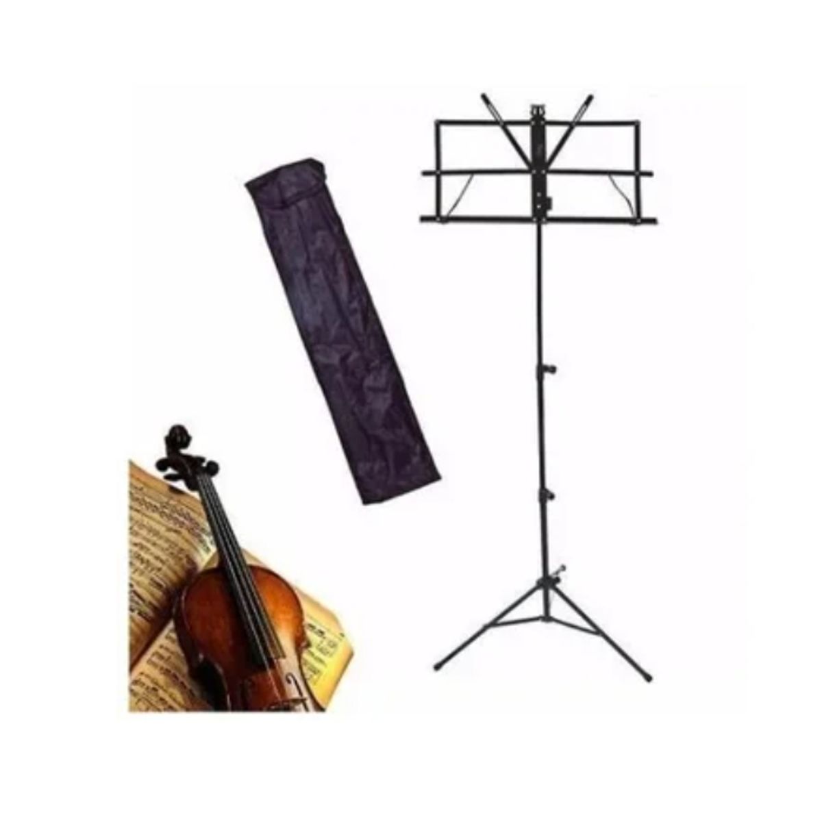 ESHOPANGIE - Atril Para Partitura Con Funda Para Transportar Regulable