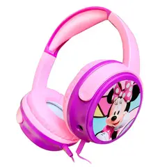 DISNEY - Audífonos Minnie Kids de niñas Micrófono Desmontable - Rosa
