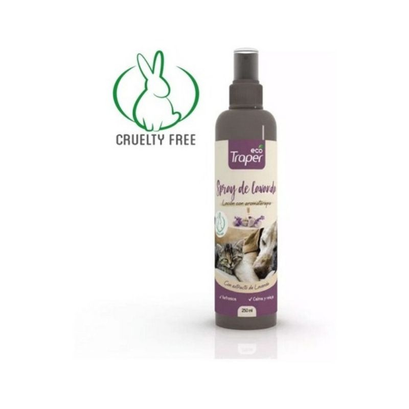 TRAPER - Loción Eco Lavanda Todo Tipo De Mascotas 250ml traper