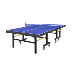 SDFIT - Mesa de Ping Pong 40 x 40 x 16 mm Indoor plegable con ruedas