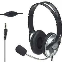 MANHATTAN - Auriculares con cable con micrófono flexible 179942