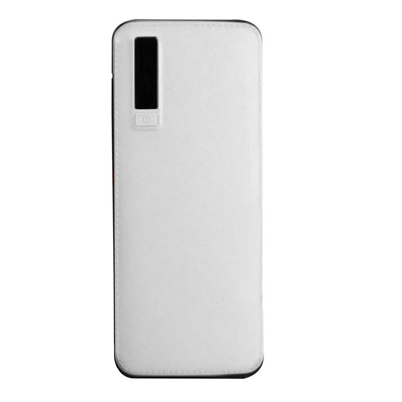 GENERICO - Batería externa portátil power bank 20000 mah-blanco