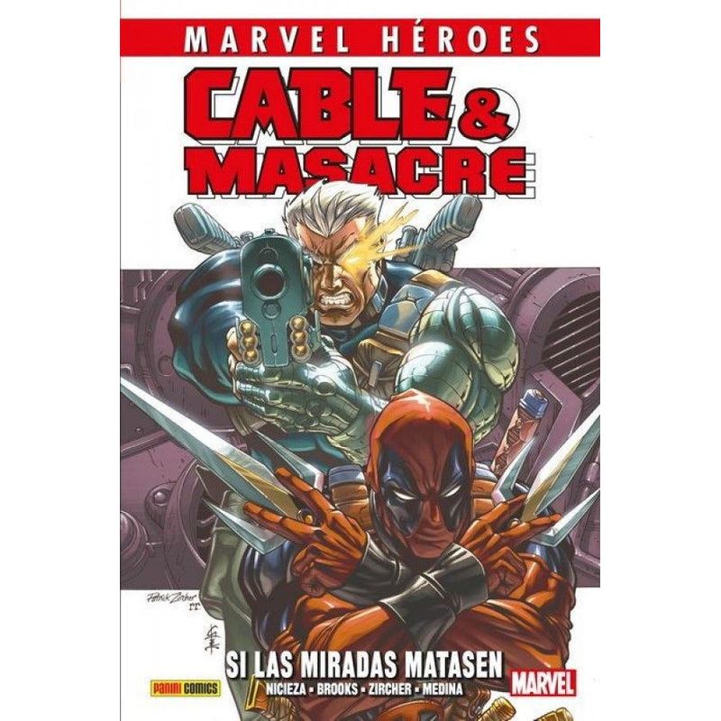PANINI - Cable & Masacre 1 Si Las Miradas Matasen  Marvel Héroes.