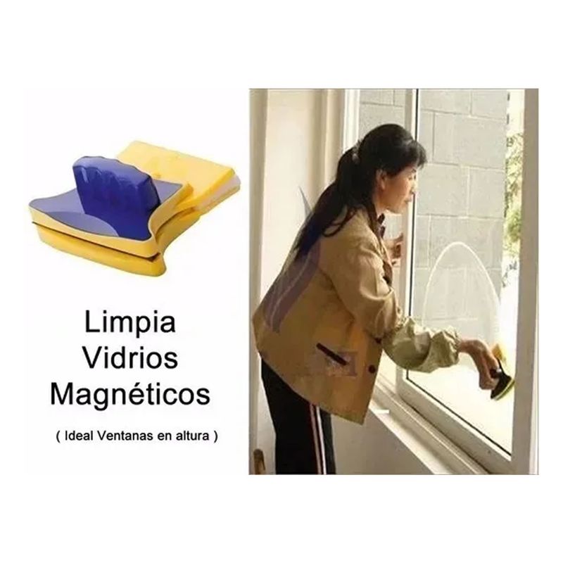 FELIZ - Limpiador vidrios magnetico