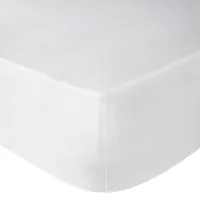 Sábana Bajera Básica Blanco 220 hilos Super King