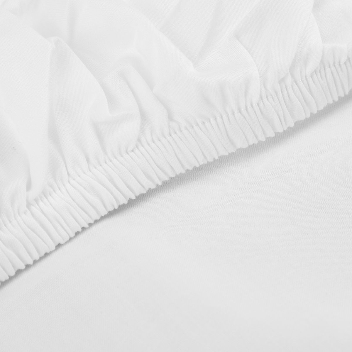 NINA HERRERA - Sábana Bajera Básica Blanco 220 hilos Super King