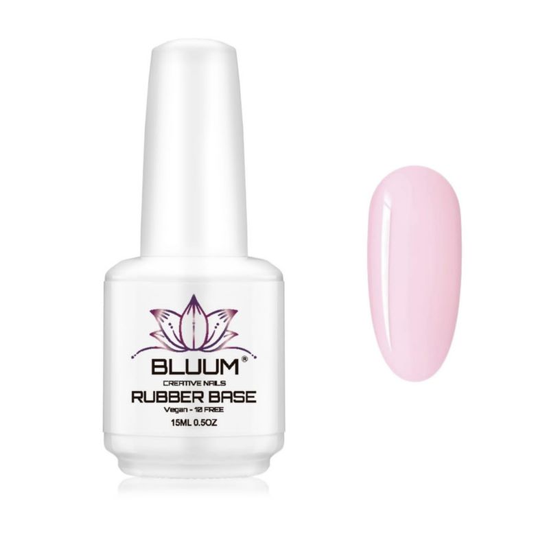 BLUUM - Base Rubber Permanente Rosado 15ml
