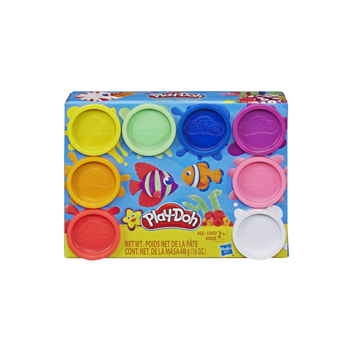PLAY DOH - MASA PLAY DOH PACK 8 UNID RAINBOW