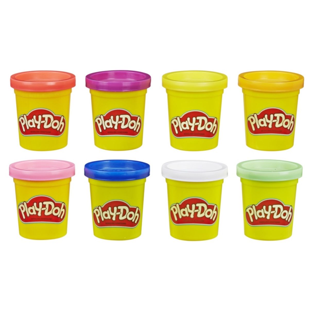 PLAY DOH - MASA PLAY DOH PACK 8 UNID RAINBOW