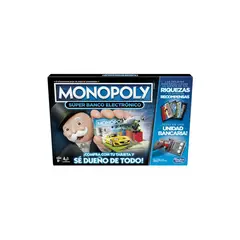 MONOPOLY - JUEGO DE MESA SÚPER BANCO ELECTRÓNICO