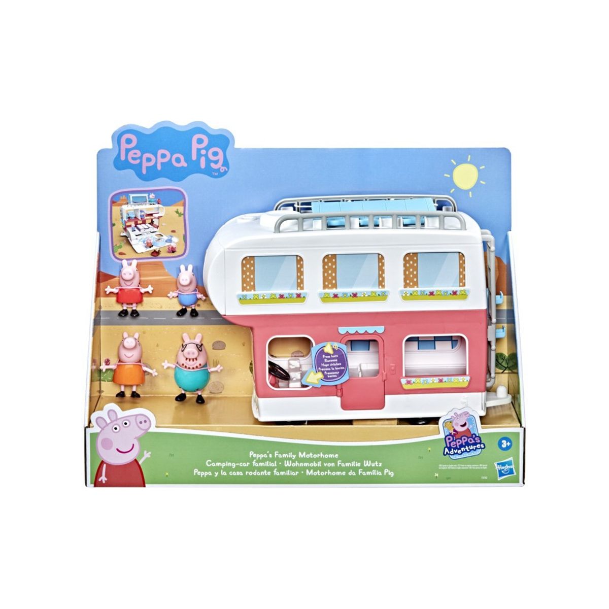 PEPPA PIG - VEHICULO PEPPA PIG LA CASA RODANTE FAMILIAR DE PEPPA PIG