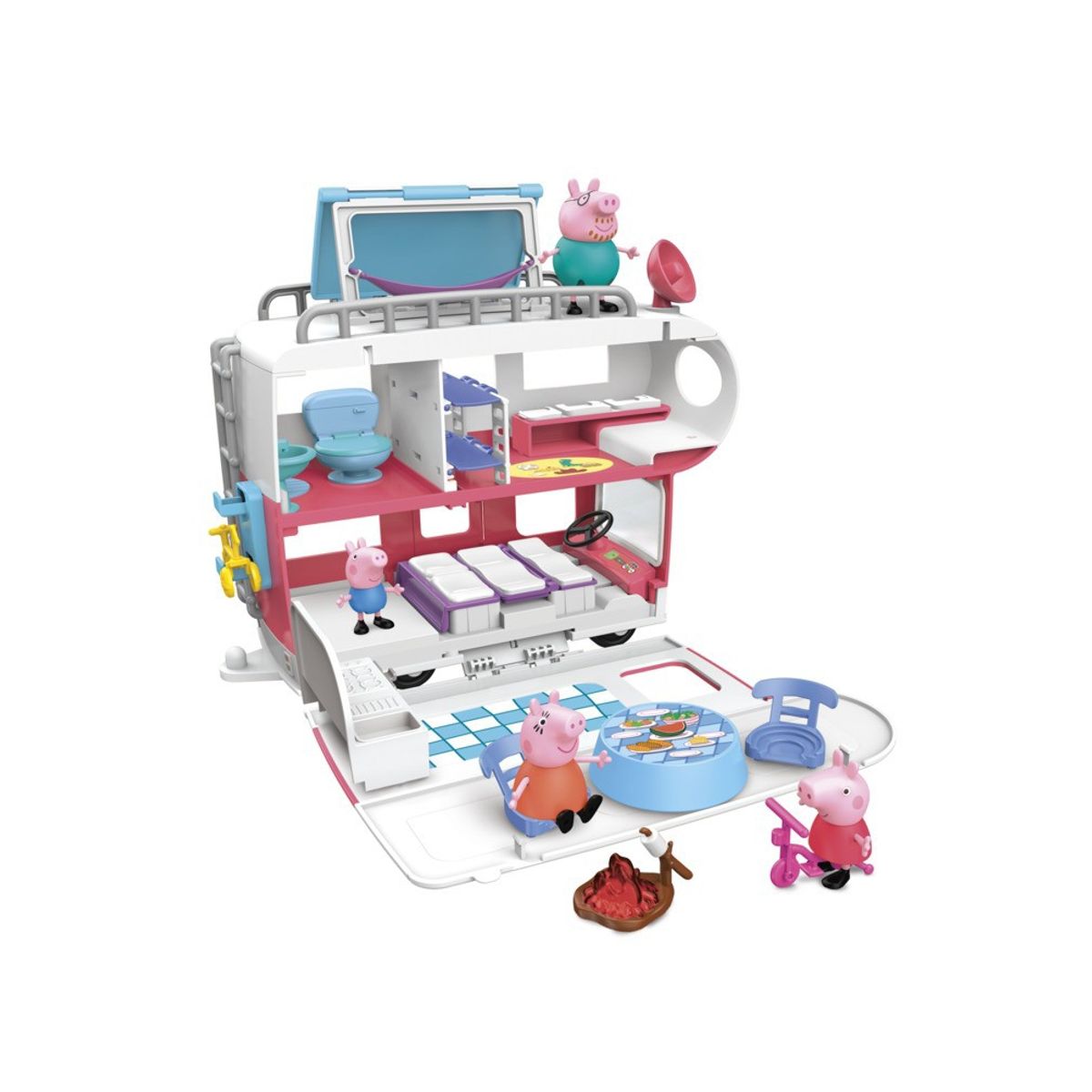 PEPPA PIG - VEHICULO PEPPA PIG LA CASA RODANTE FAMILIAR DE PEPPA PIG