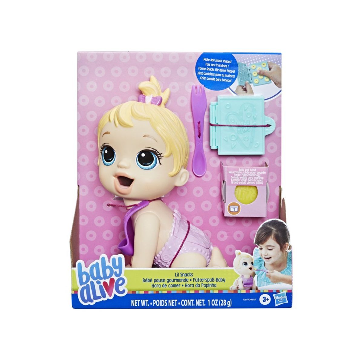 BABY ALIVE - MUÑECA BABY ALIVE BEBE HORA DE COMER RUBIA