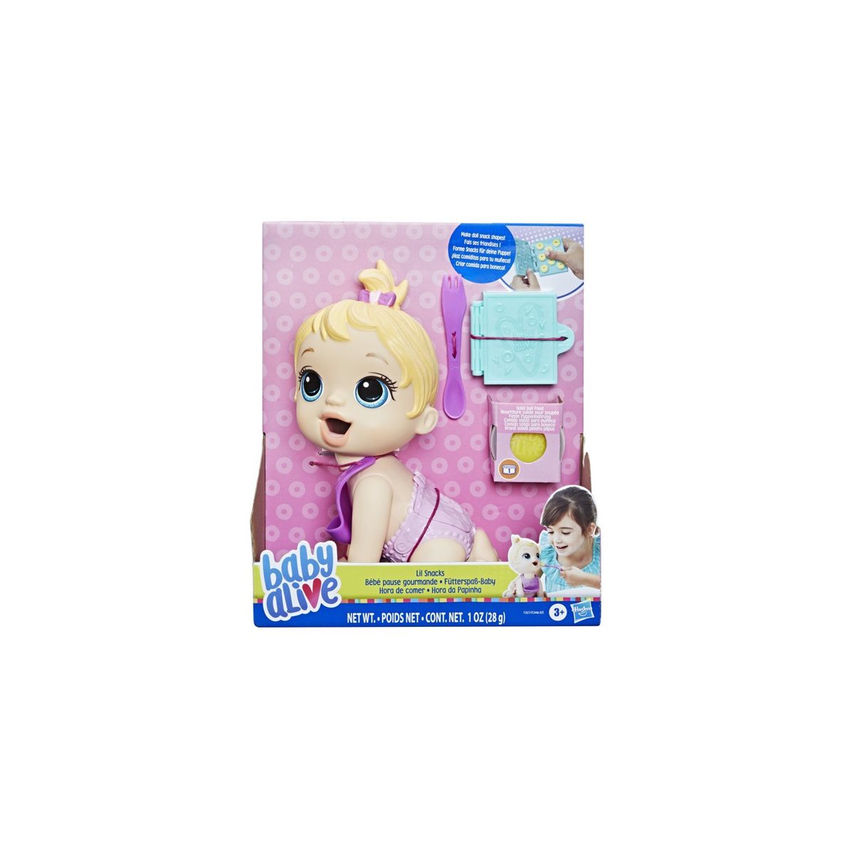 BABY ALIVE - MUÑECA BABY ALIVE BEBE HORA DE COMER RUBIA