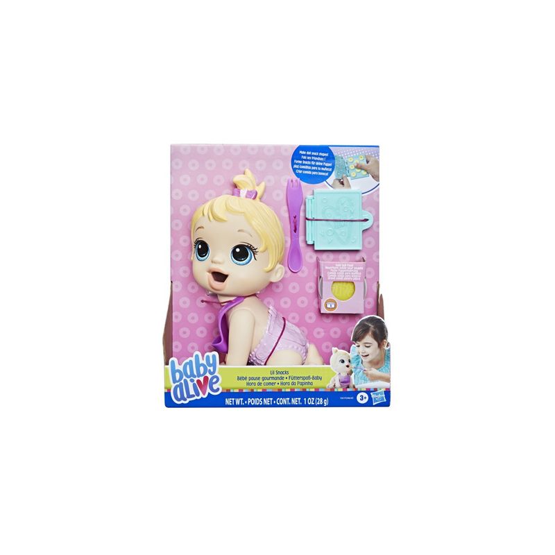 BABY ALIVE - MUÑECA BABY ALIVE BEBE HORA DE COMER RUBIA