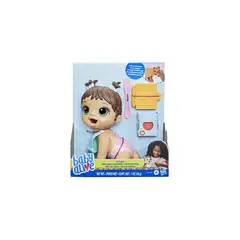 BABY ALIVE - MUÑECA BEBE HORA DE COMER CASTAÑA