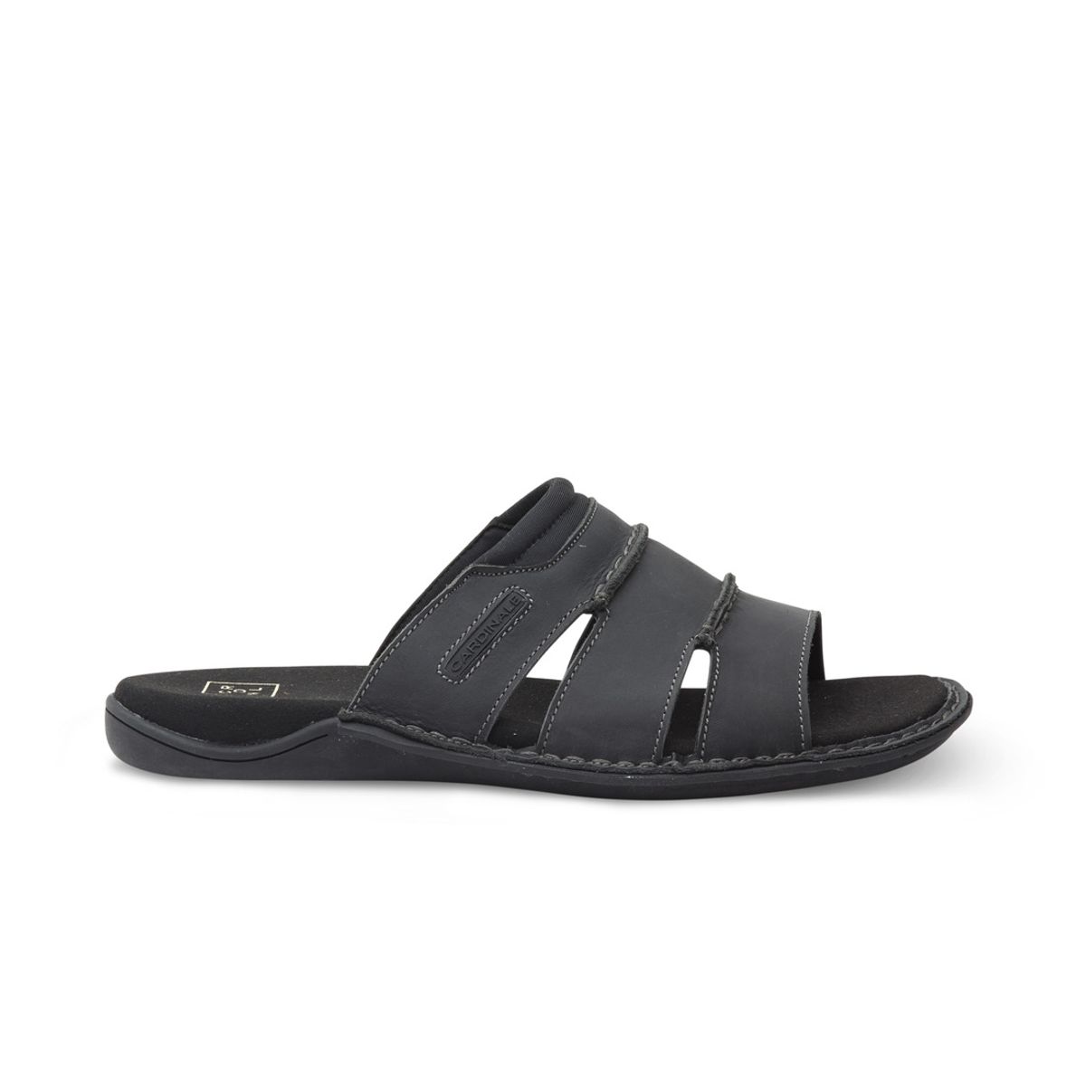 CARDINALE - Sandalia Mallorca Negro  Cardinale