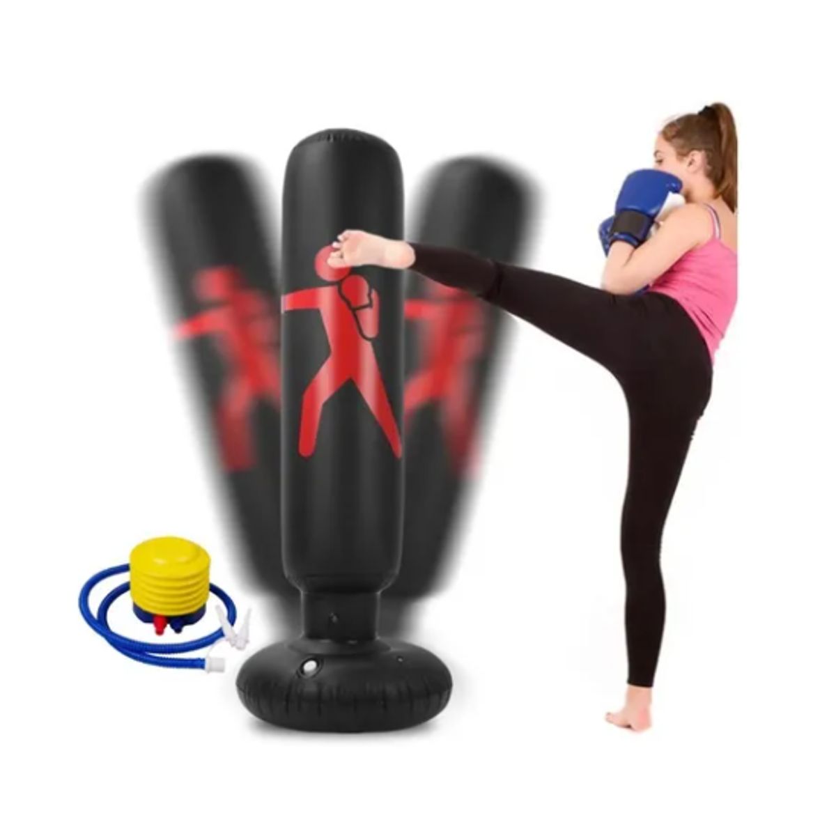 ESHOPANGIE - Saco De Boxeo Bolsa Inflable  Inflador