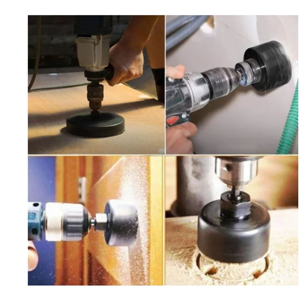 ESHOPANGIE - Juego Brocas Sierra Copa Madera 11 Piezas