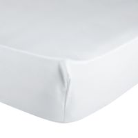 Sábana Bajera Básica Blanco 220 Hilos 1 Plaza