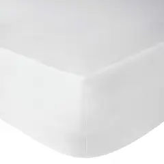 NINA HERRERA - Sábana Bajera Básica Blanco 220 Hilos 2 Plazas